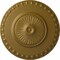 Ekena Millwork Lyon Ceiling Medallion (Fits Canopies up to 3 5/8"), Hand-Painted Gold, 23 1/2"OD x 3 1/4"P CM23LYGLS - alternate 1
